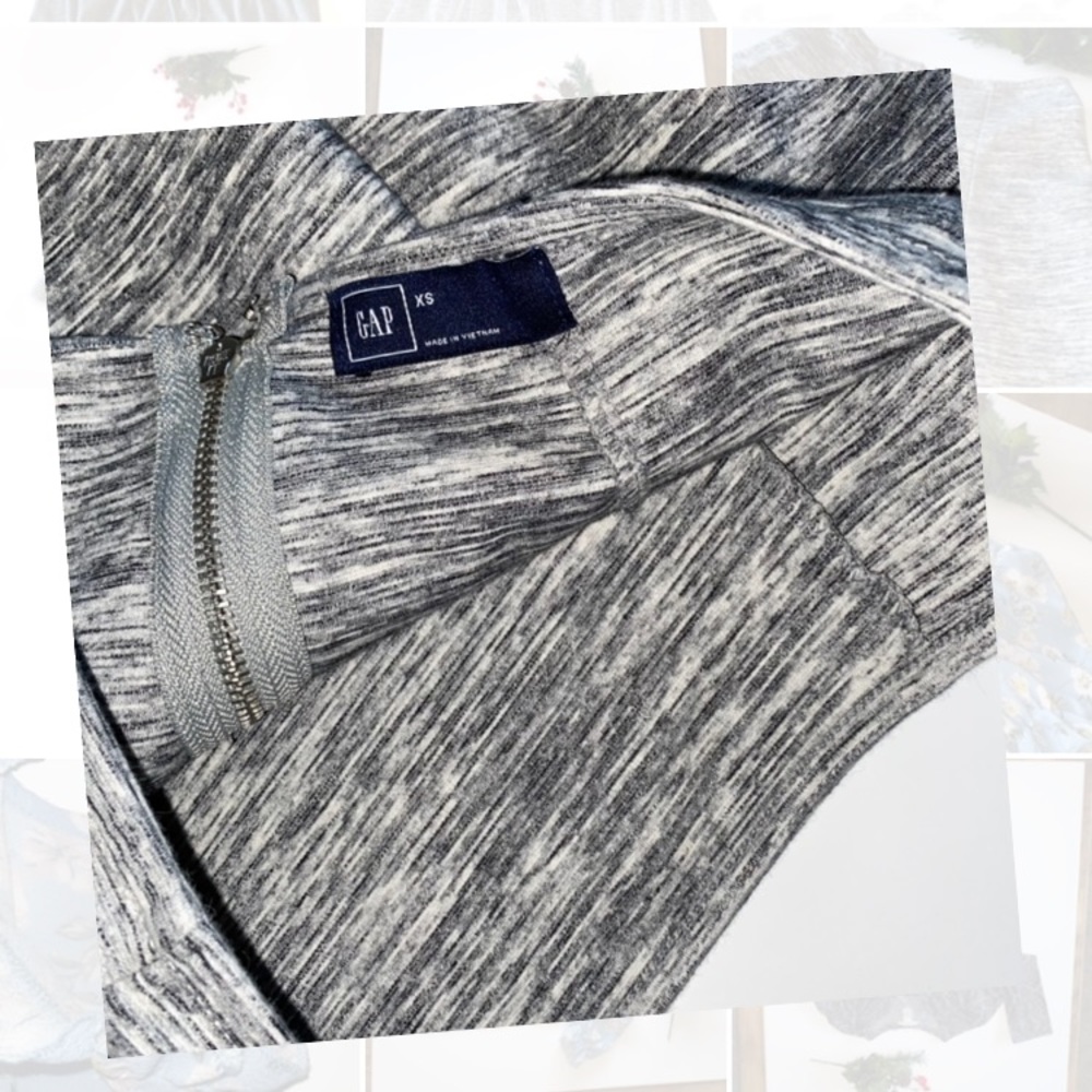 SOLD   GAP Heather Grey Skater Skirt Size XS - Picture 4 of 5